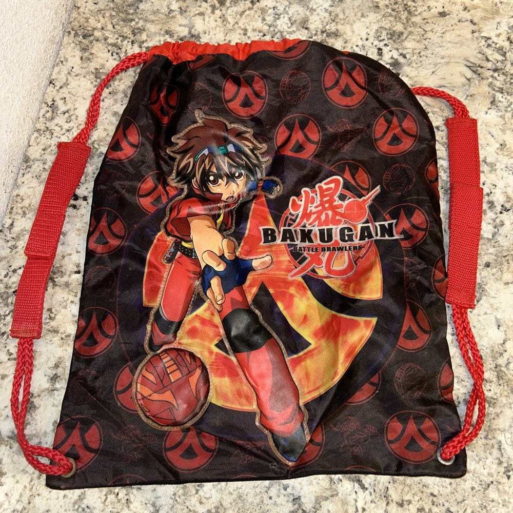 Bakugan Battle Brawlers Small Tote Backpack Carrying Case C4